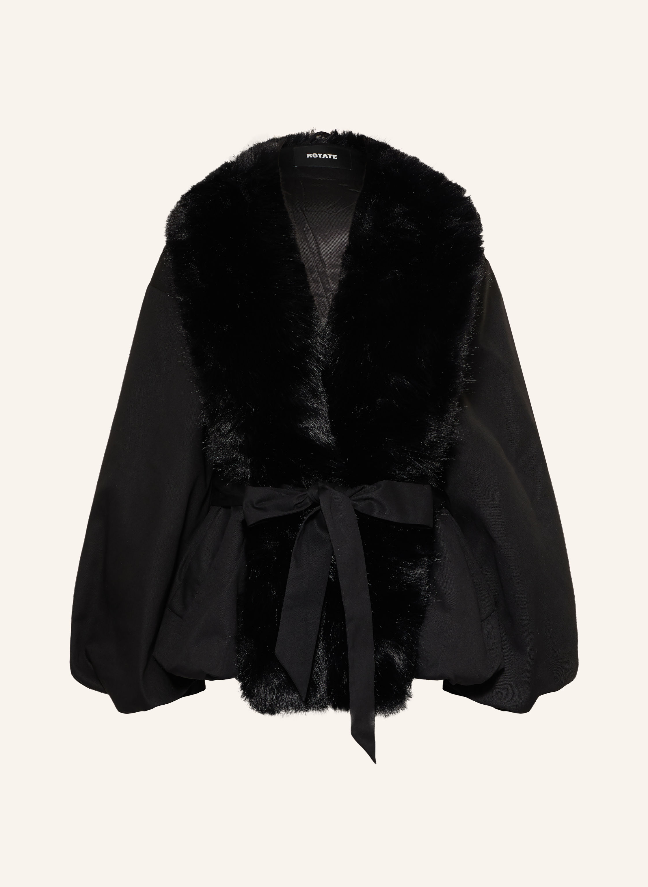 ROTATE Jacke mit Kunstfell