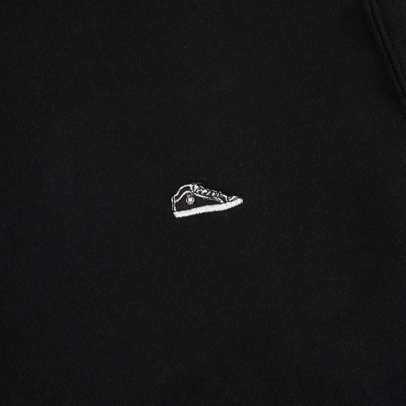 Sanjo K100 Patch Hoodie // Black