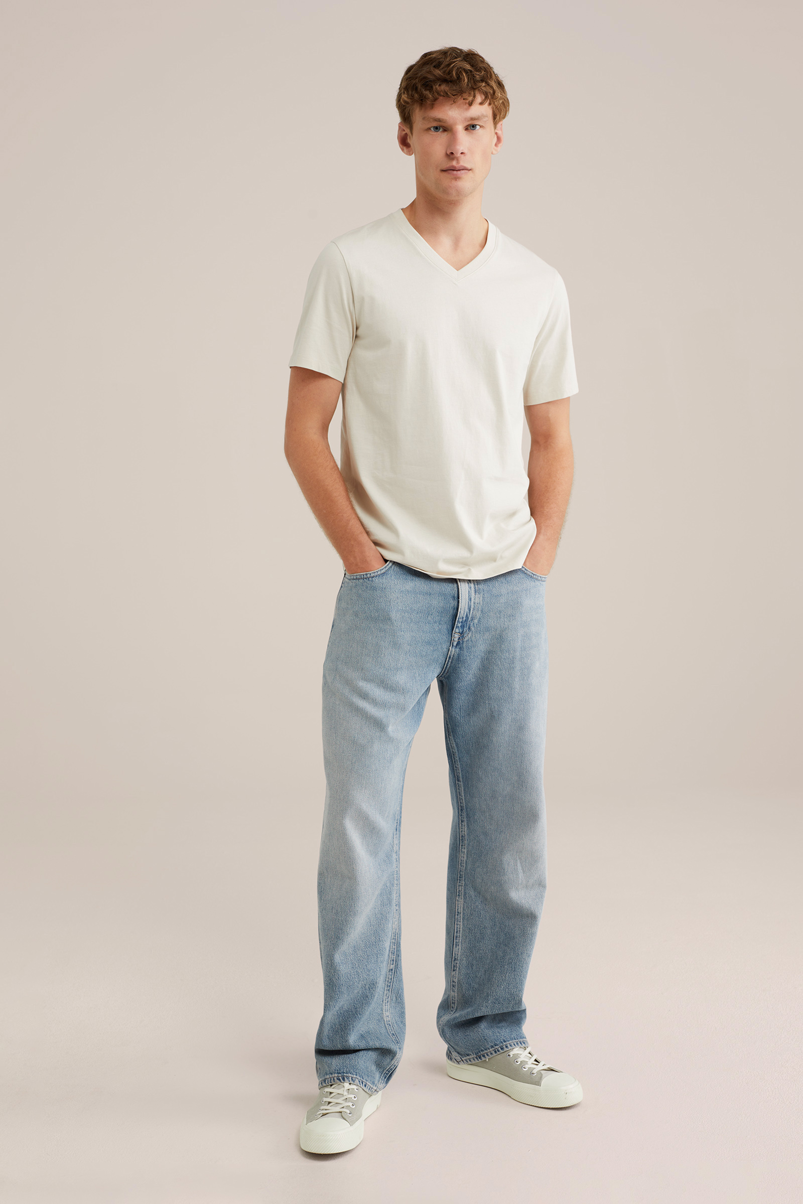 Heren Regular fit T-shirt van 100% katoen