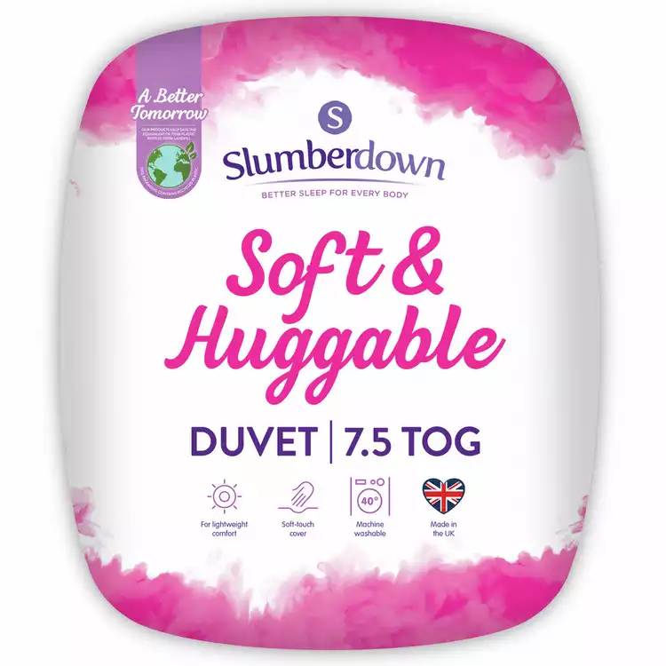 Slumberdown Soft & Huggable 7.5 Tog Duvet - Single