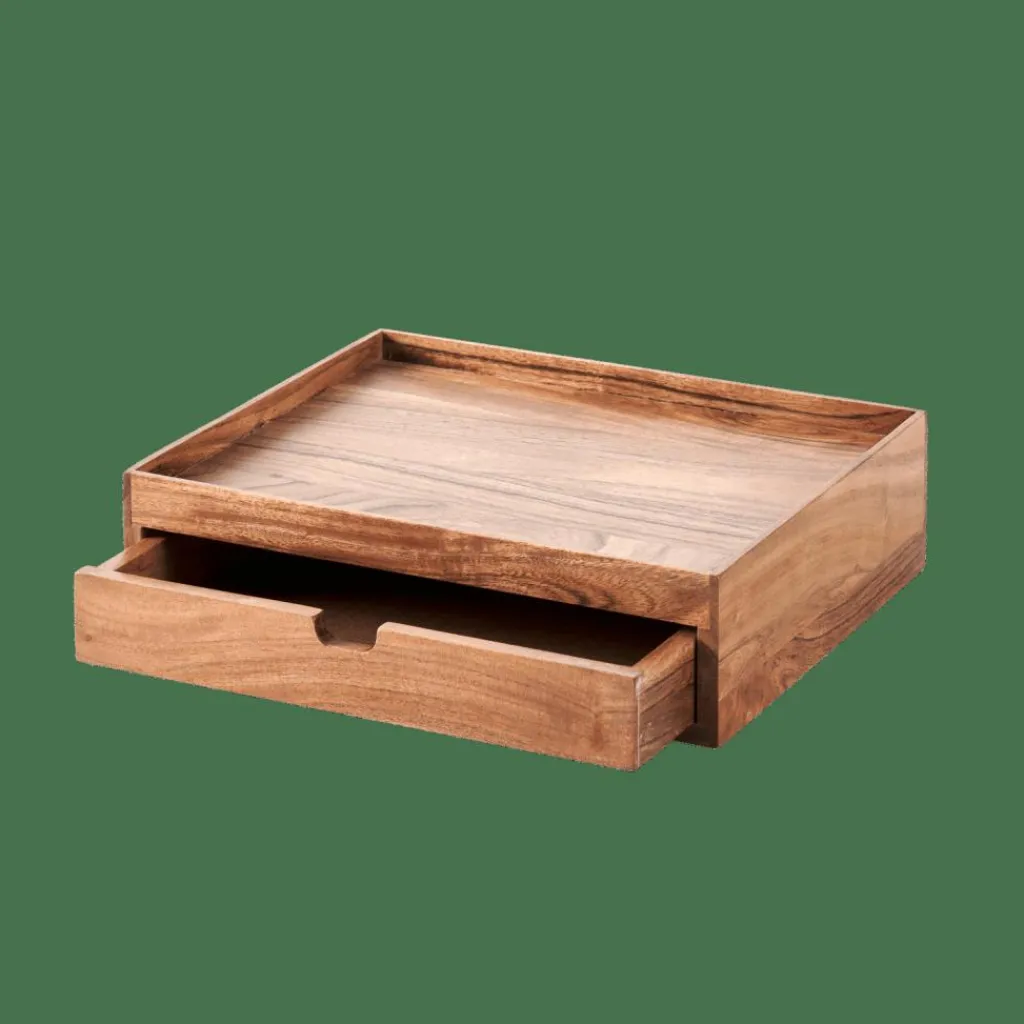 Boîtes De Rangement|Accessoires Bureau^CASA ACACIA Organisateur De Bureau Naturel