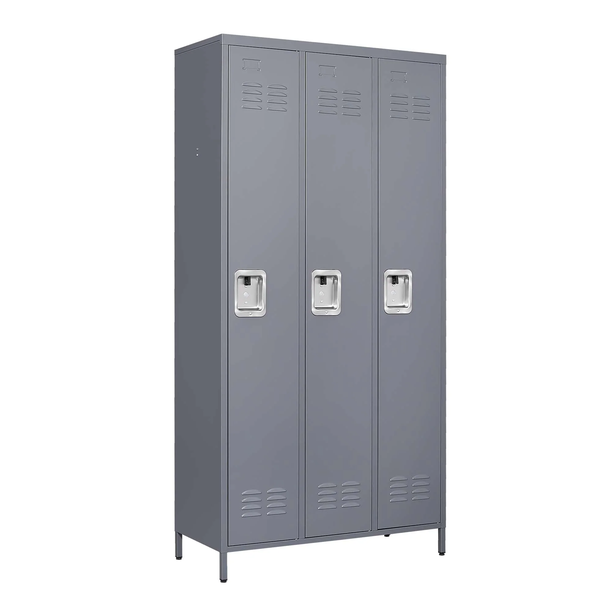 3 Door 72H Metal Lockers With Lock
