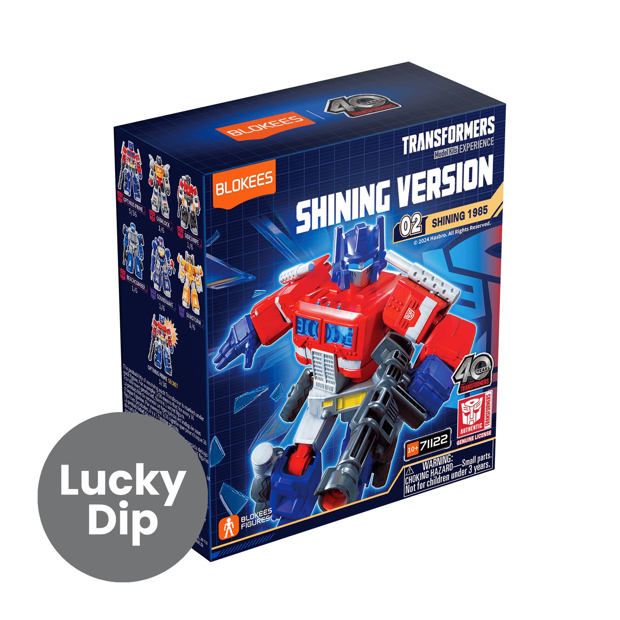 Assorted Blokees Transformers Shining Version 02 1985 Model Kit