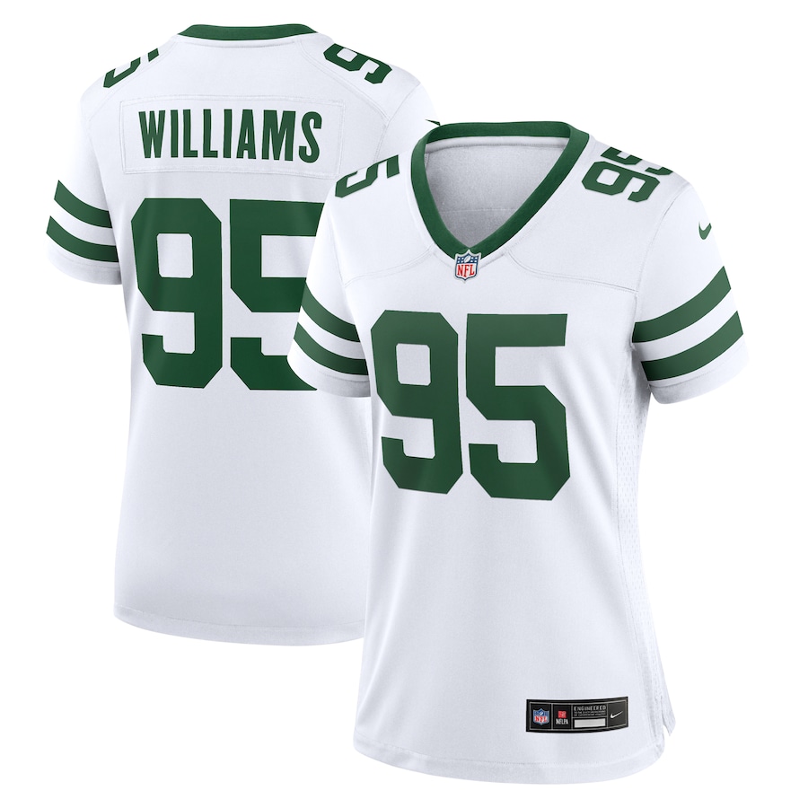 Quinnen Williams New York Jets Nike Women's Legacy Player Game Jersey - White