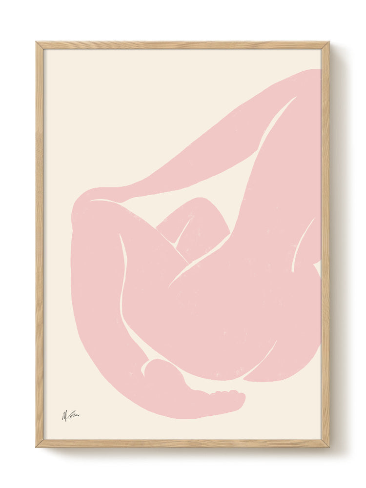 Michelle - Nu Rose - PSTR studio Kunst Poster