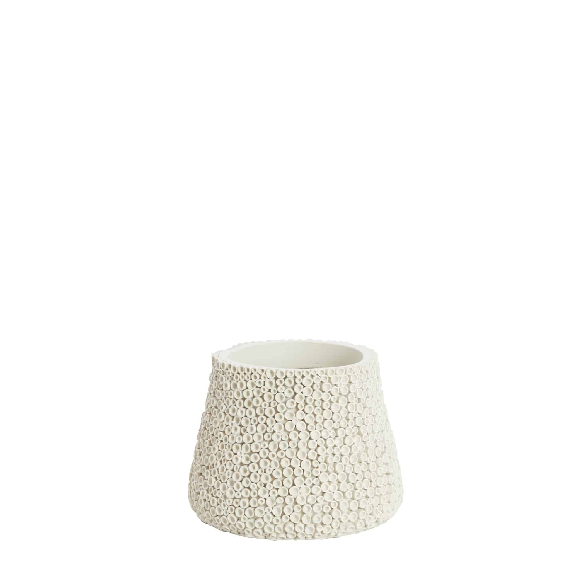 Light & Living vaas Olvera - wit - Ø28cm