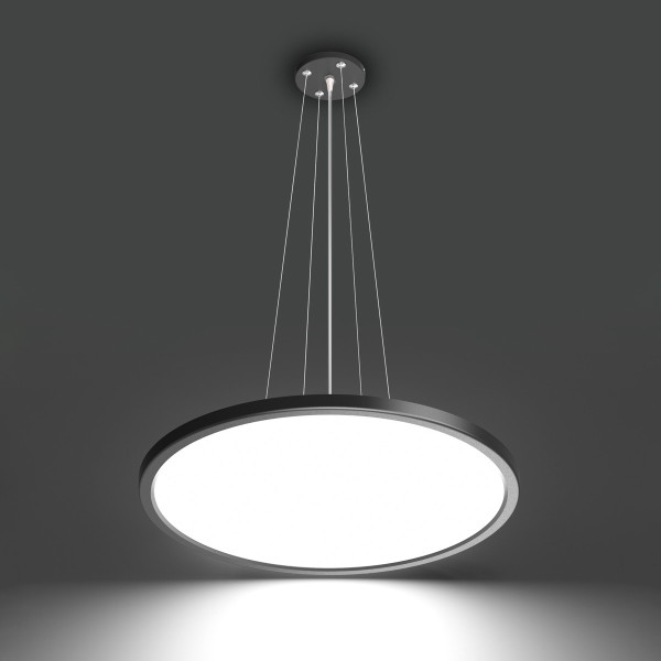 Lampa wisząca MANITO czarno-biała LED 1x32W Odcienie bieli 3800lm Italux
