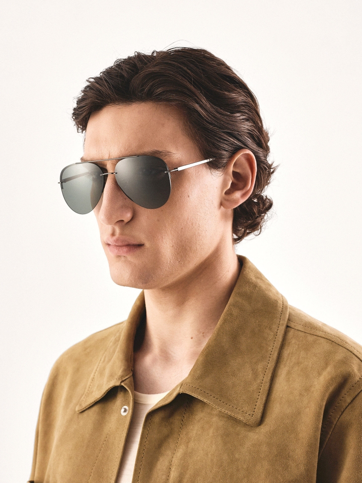 Half frame sunglasses