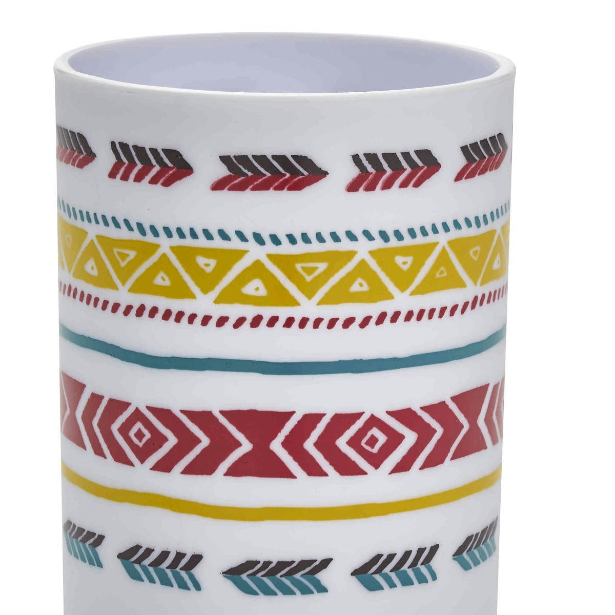 NAIMA - Porte brosse à dents en plastique blanc