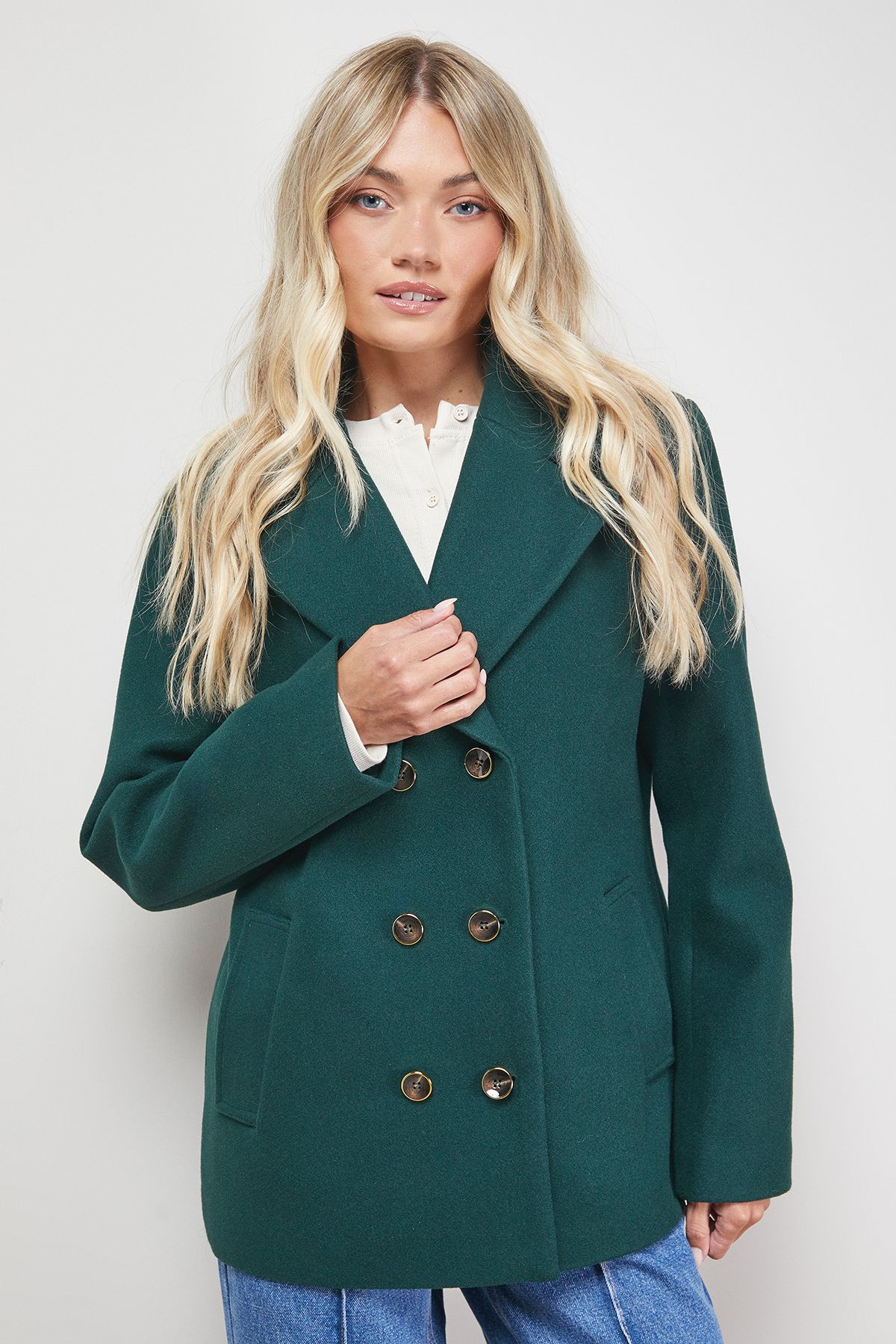 Oasis Double Breasted Blazer Coat