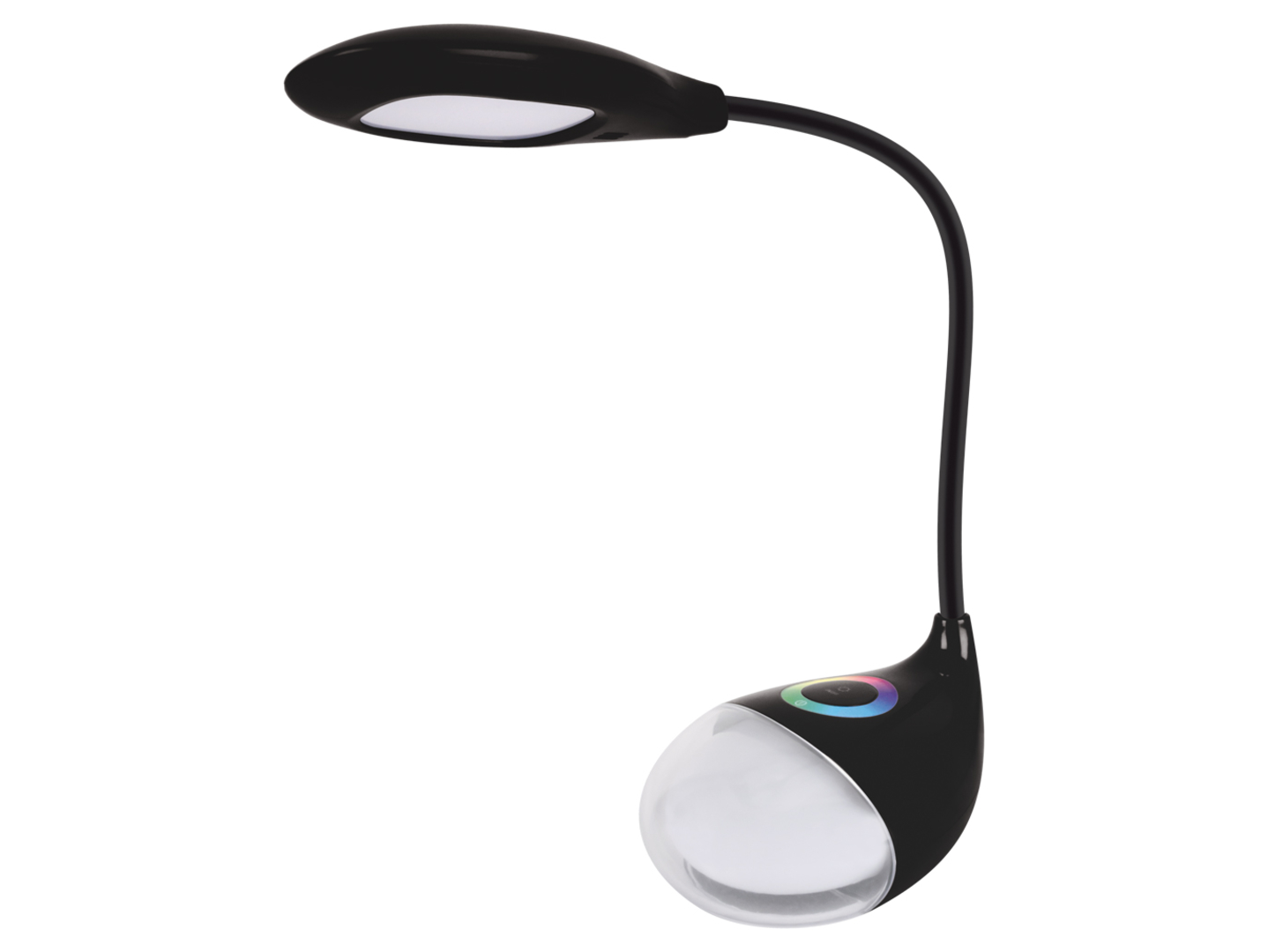 Lampka biurkowa Boa LED z tworzywa sztucznego czarna