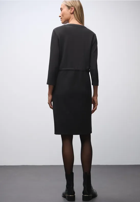 Jersey-Kleid mit Zipper