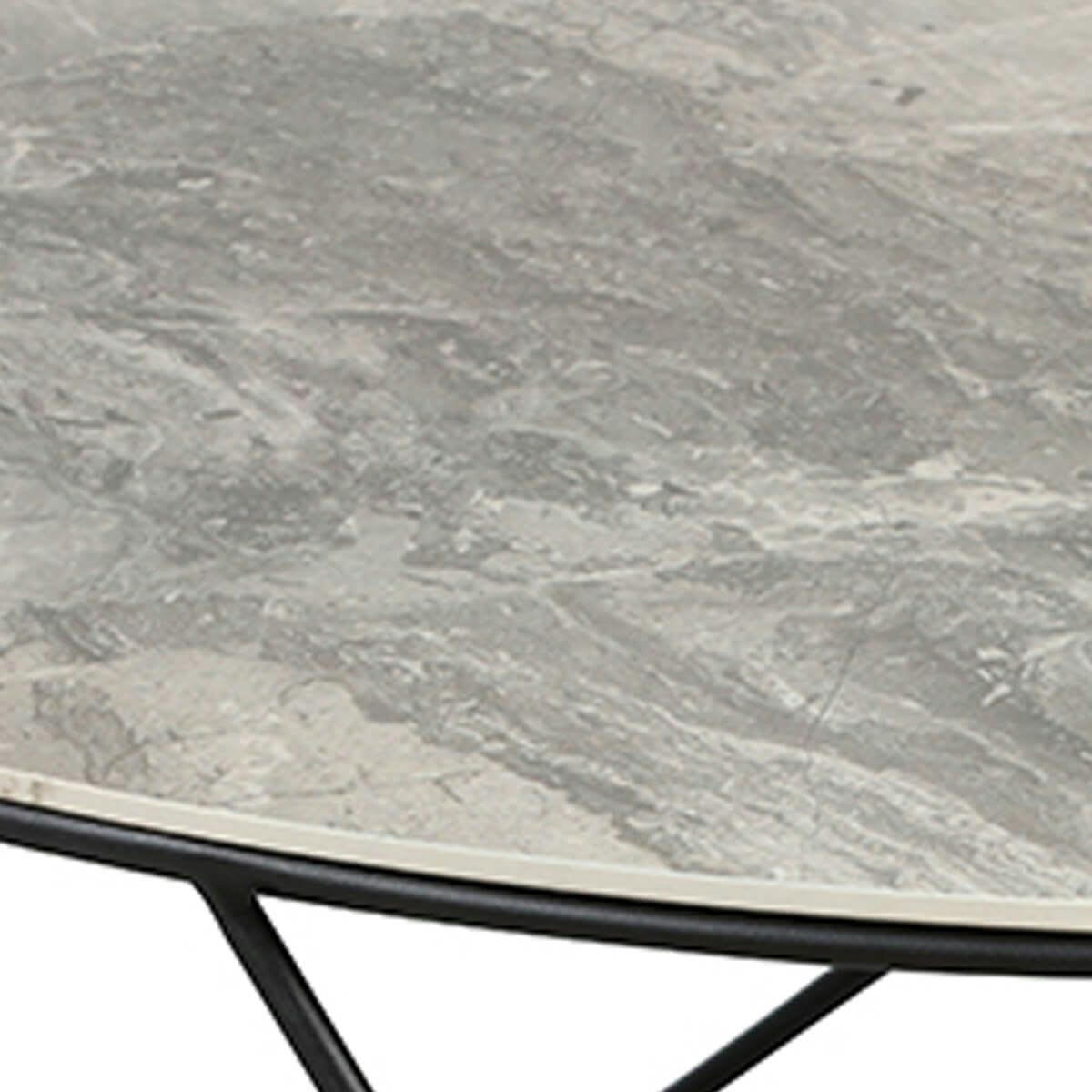 CATHLEEN - Table  basse ronde plateau céramique