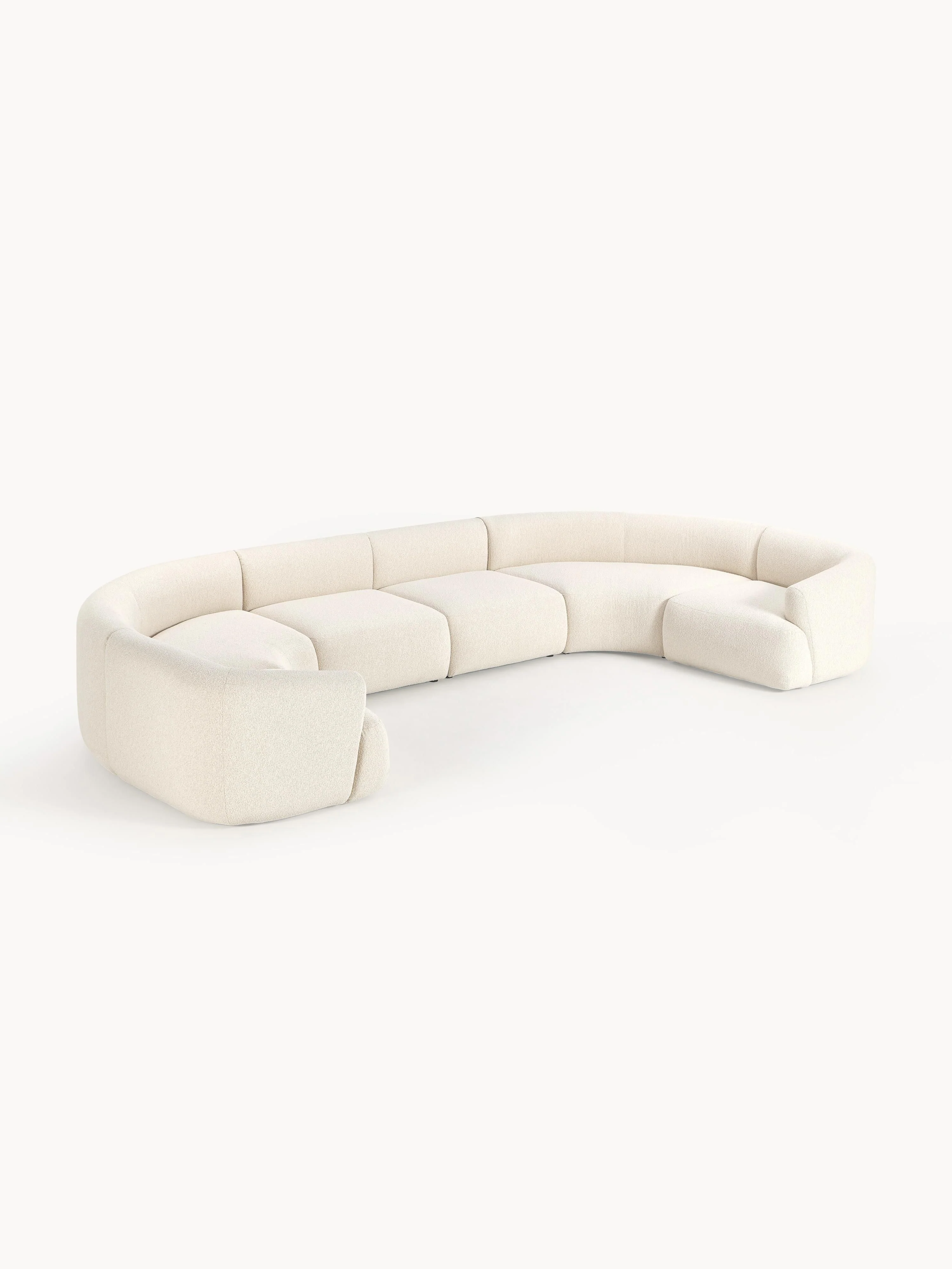 Modulares XL Bouclé-Sofa Sofia