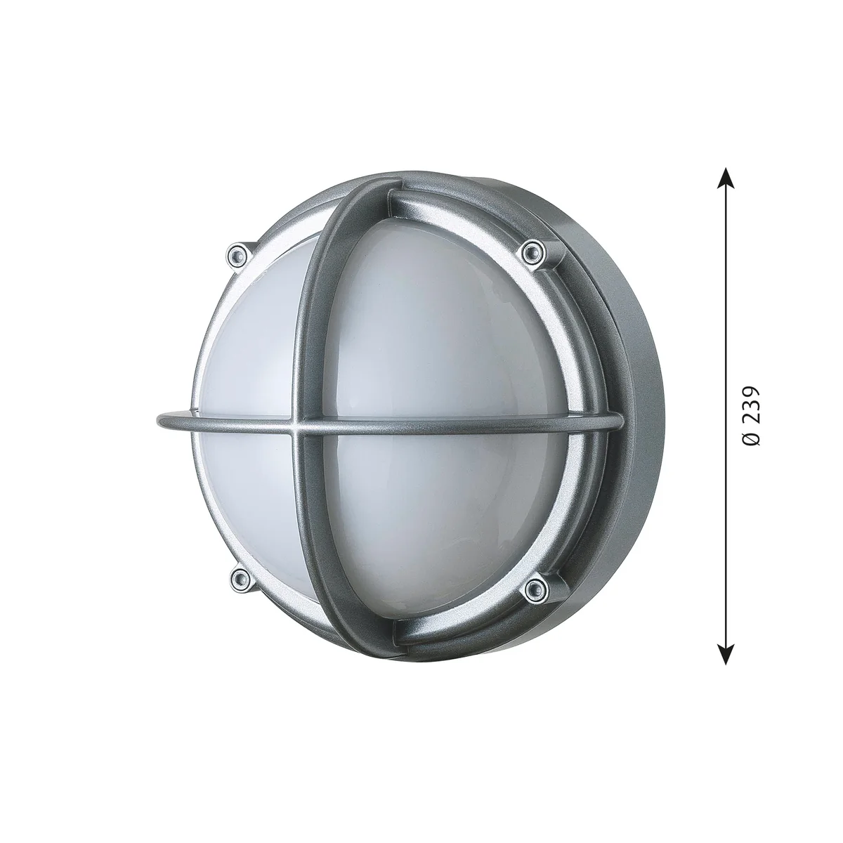 Louis Poulsen - Skot LED Outdoor Wandleuchte 3000 K 6.5 W, aluminium / opalweiß