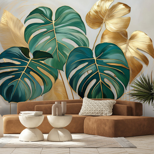 Feeby Fototapeta Liście Monstera Botanika