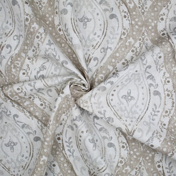 Cressida Linen Pinch Pleat Drapery Panel - Pair - N/A