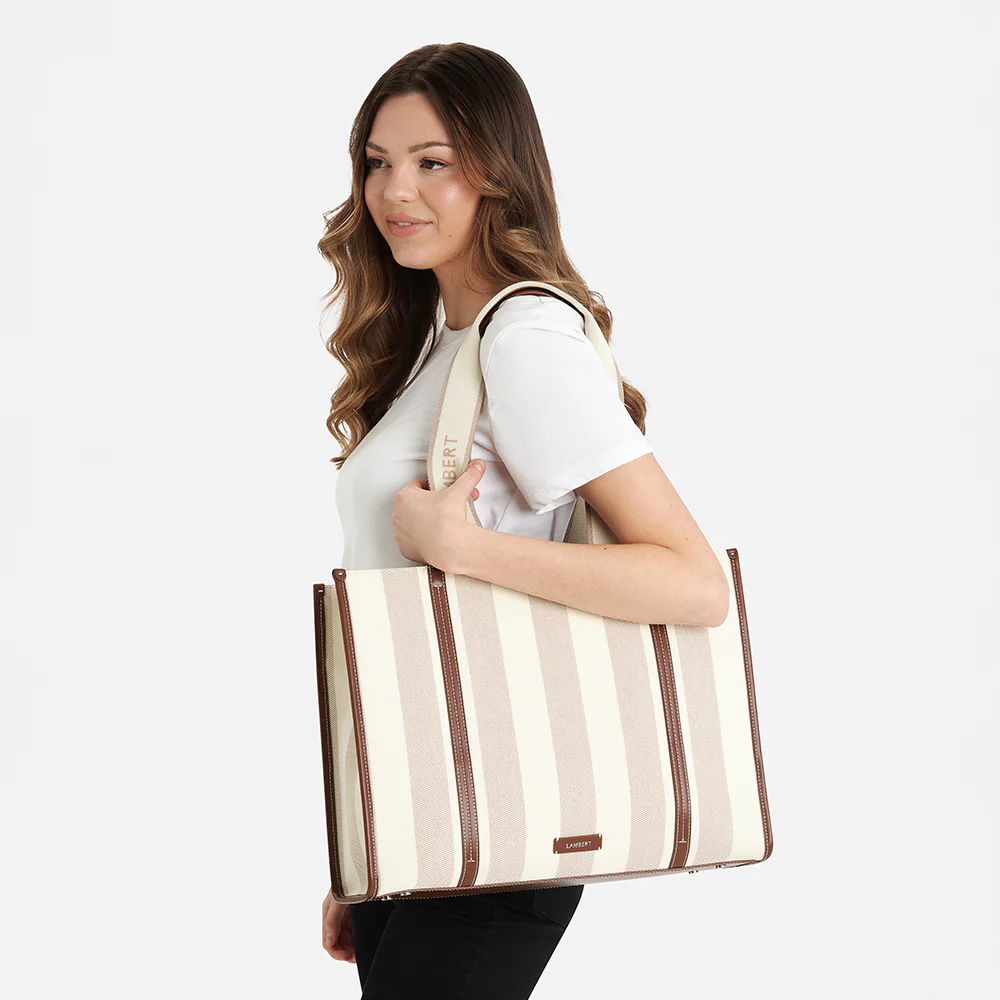 The Erica - Hazelnut Canvas Tote Bag