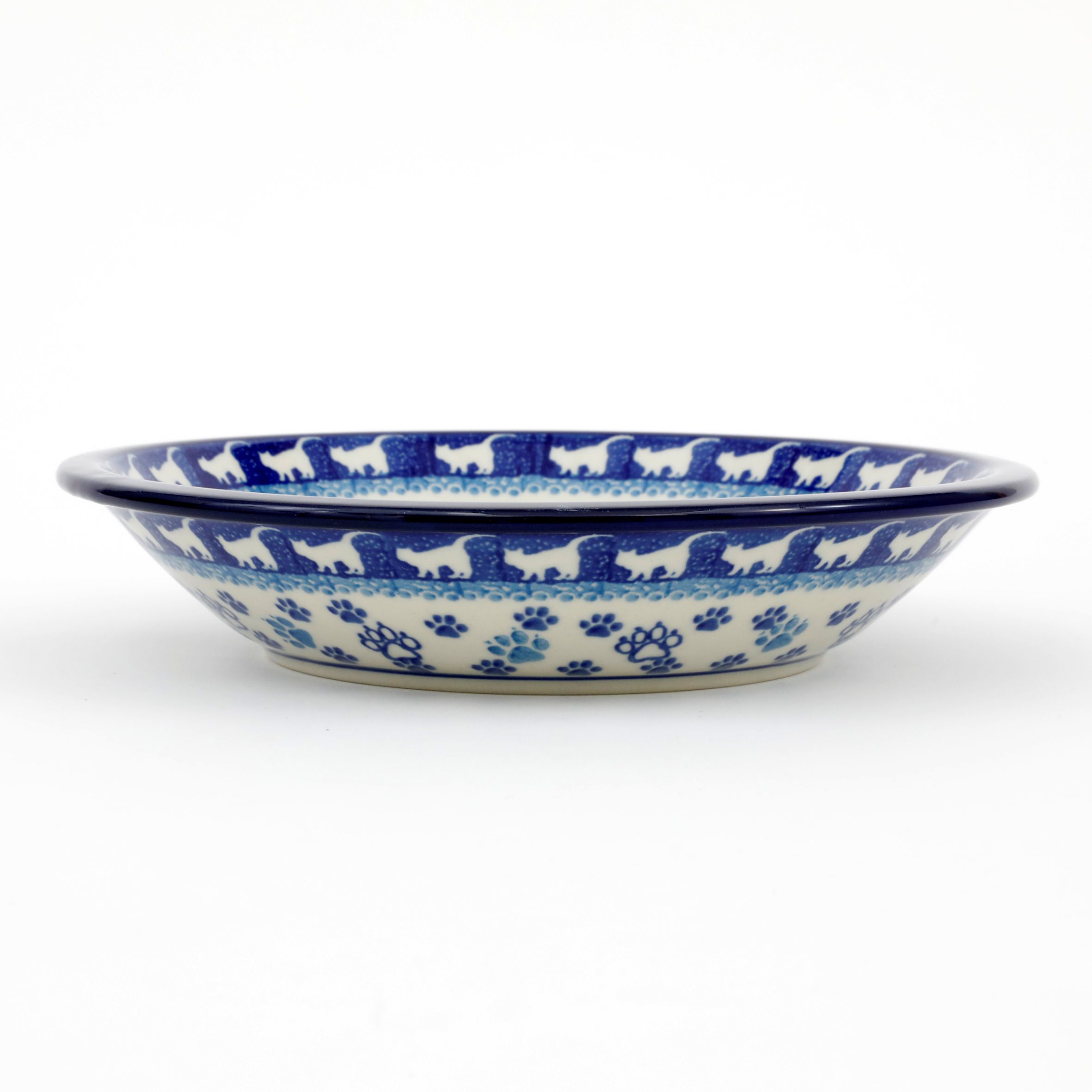 Talerz ceramiczny, głęboki 026 21,5 cm1771X Czarny kot
