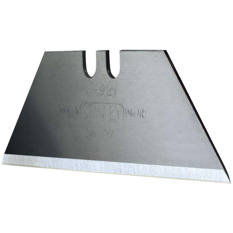 Lames de cutter 1992 sans trous 5 pièces par carte 62 mm STANLEY
