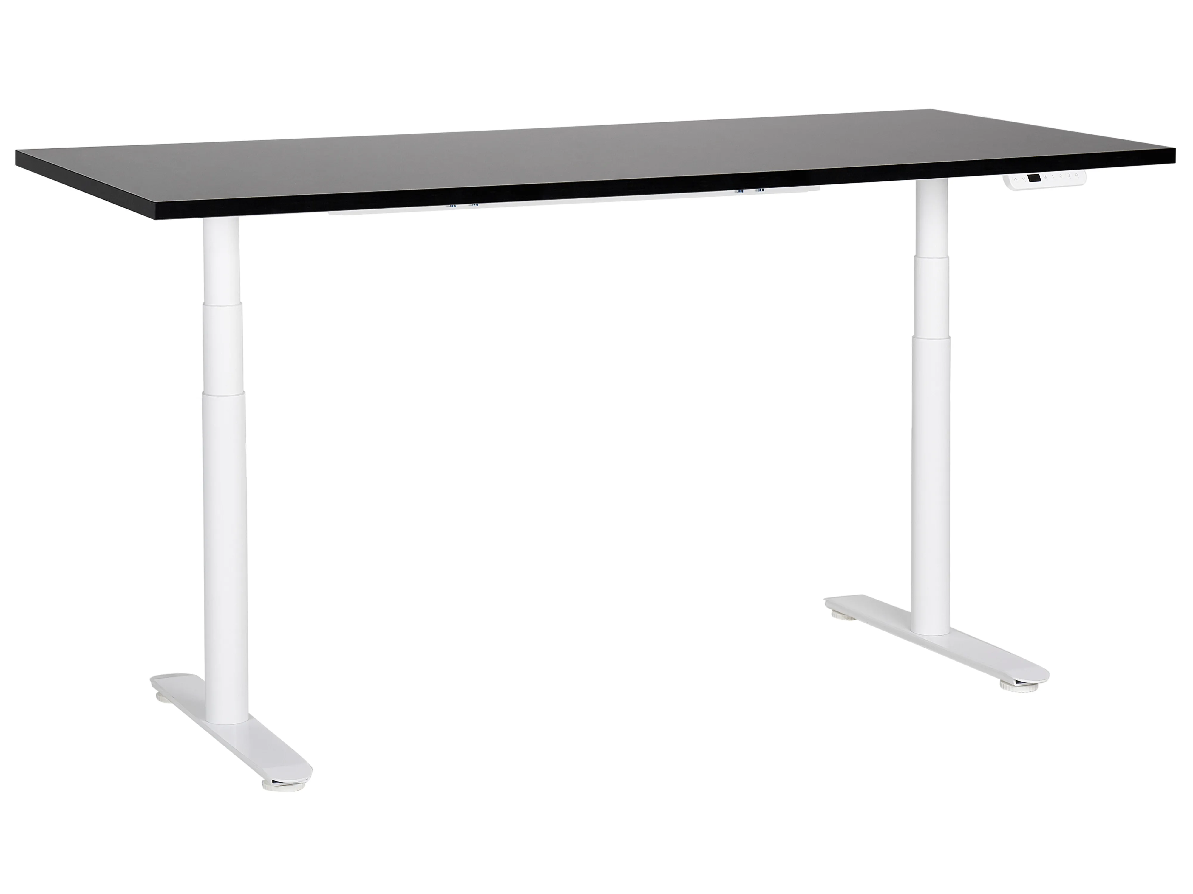 Electric Adjustable Standing Desk DESTINAS Black/ White 180 cm 80 cm
