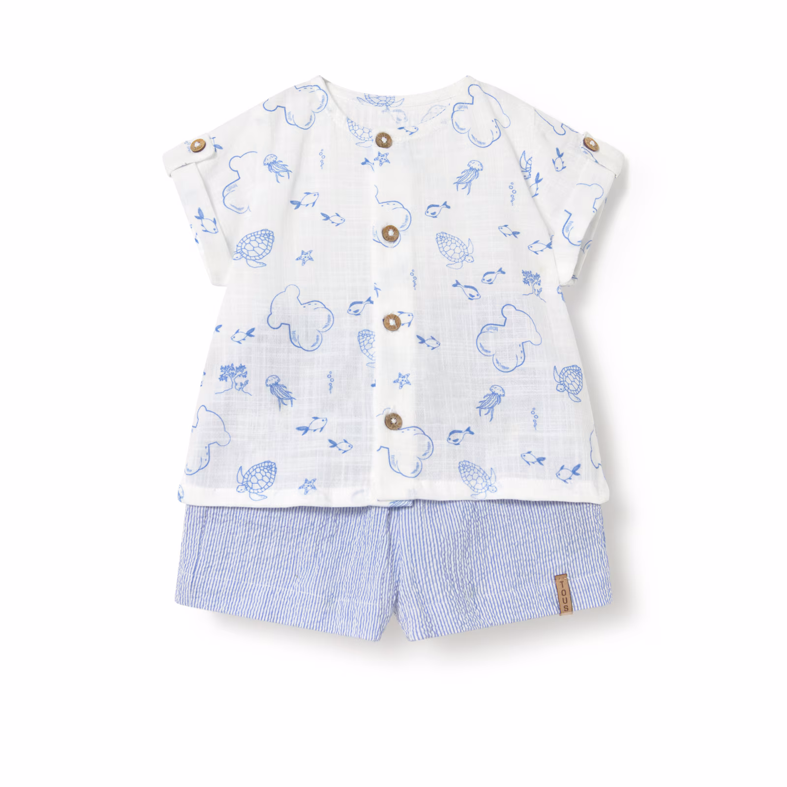 Conjunto de bebé niño Nautic azul