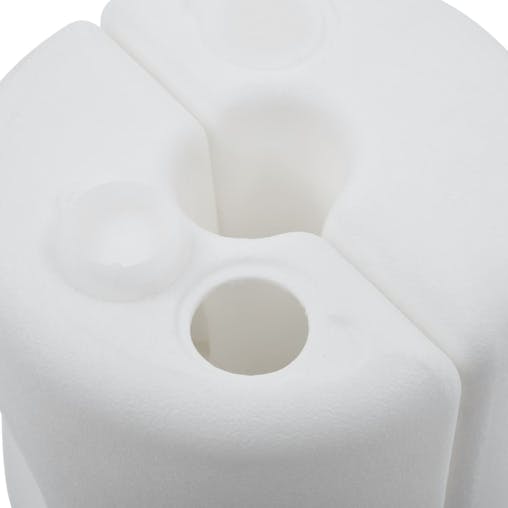 NNEVL Gazebo Weights 4 pcs PE White