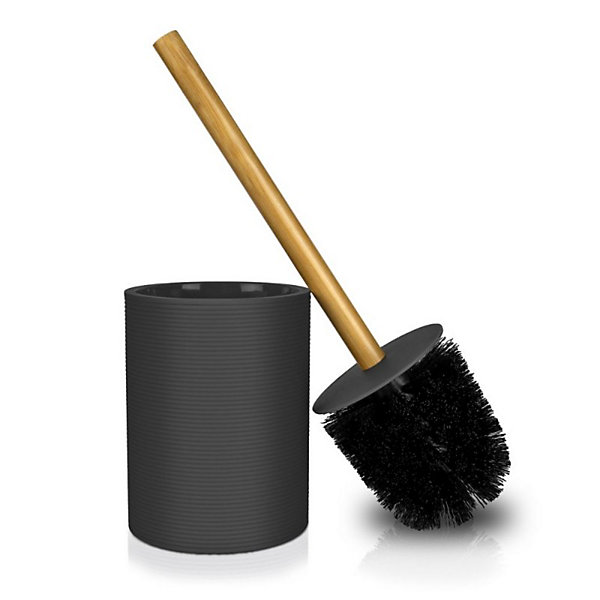 Lot accessoires WC DEBLANCH Laos, noir