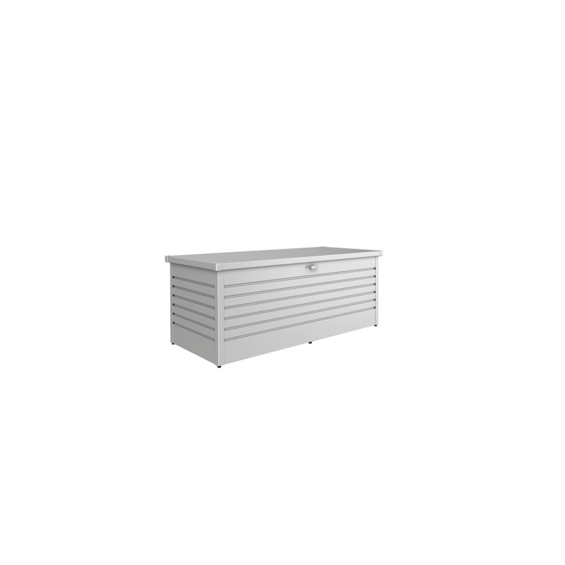 Coffre de jardin argenté 1,81 x 0,79 x 0,71 m BIOHORT