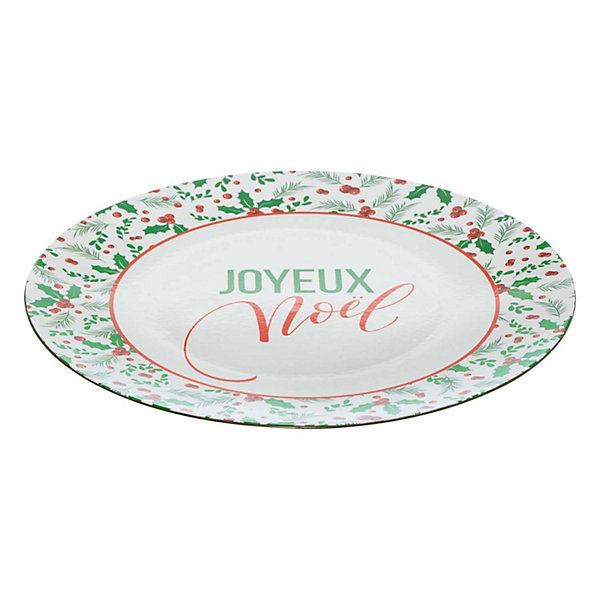 Lot de 12 dessous d'assiette Joyeux Noël