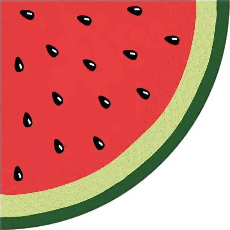 Serviette 12er-Set Wassermelone