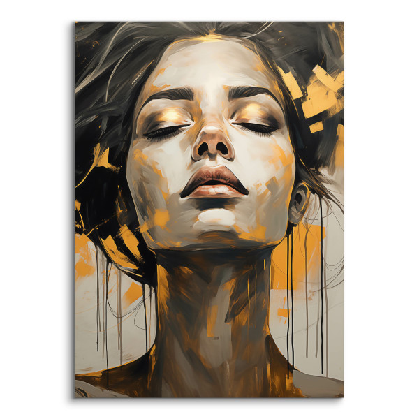 Obraz Abstrakcyjny Kobiecy Portret W Stylu Glamour 20x30cm