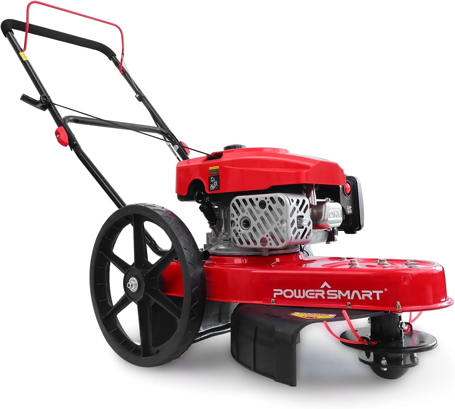 Gas Walk Behind String Trimmer 22-Inch with High Wheels (DB6222)(22 Inch)