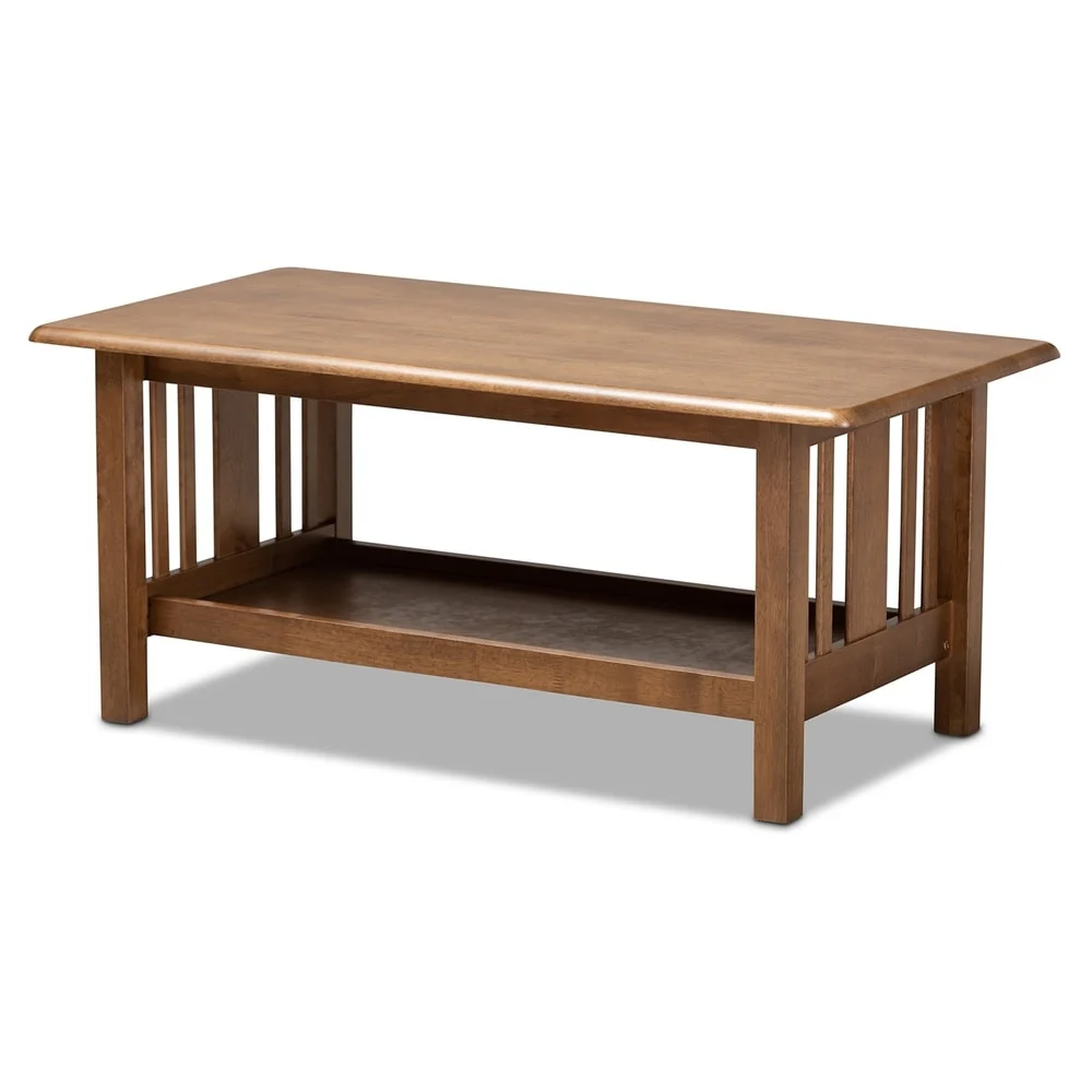 Copper Grove Shoys Mission-style Brown Coffee Table