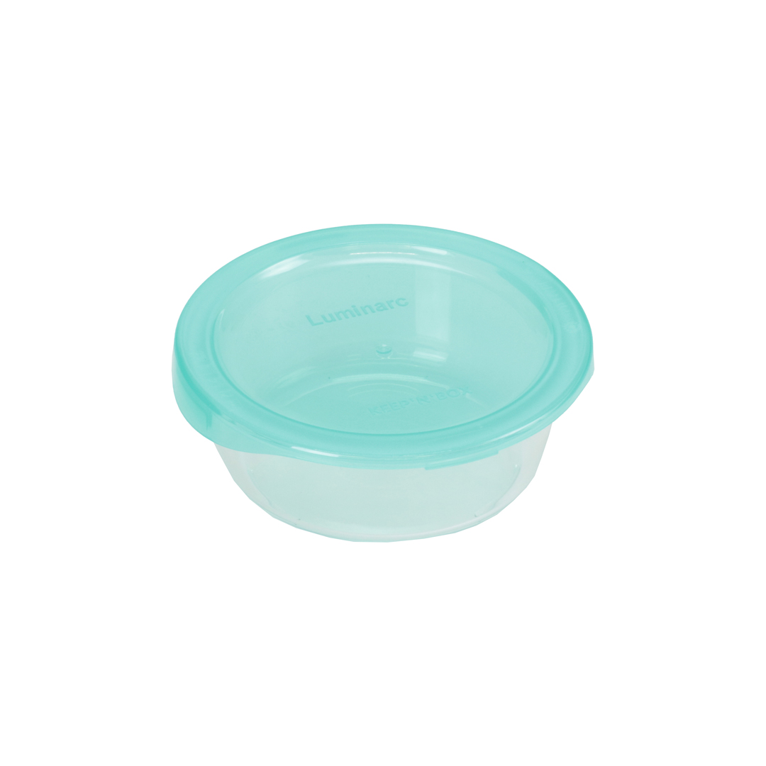 Caixa de vidro redonda com tampa 67cl