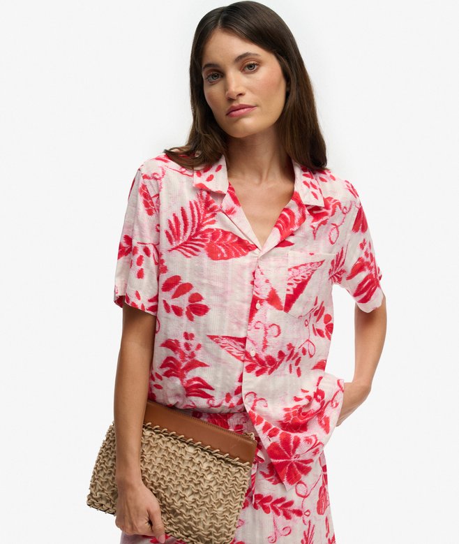 Beach Printed Short Sleeve Shirt