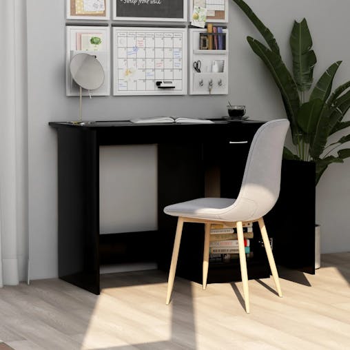 NNEVL Desk Black 100x50x76 cm Chipboard