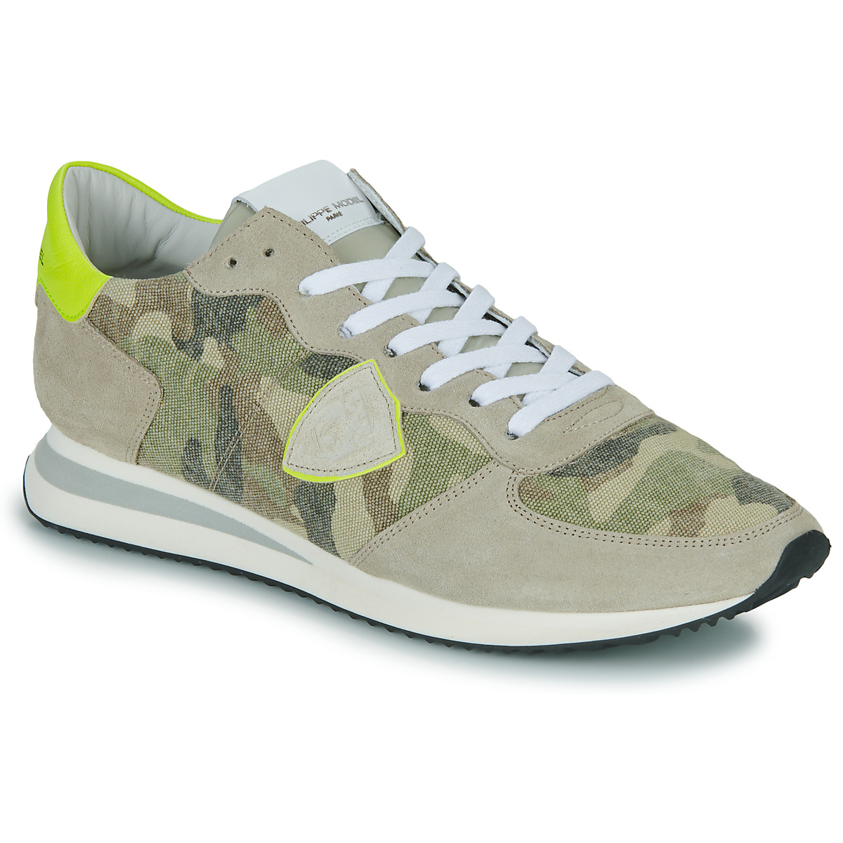 Philippe Model - TRPX LOW MAN - Kaki / Yellow