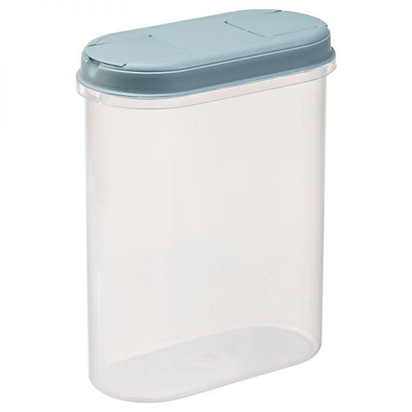 Boite verseuse pour 1kg de Farine 2,4 litres - Vert