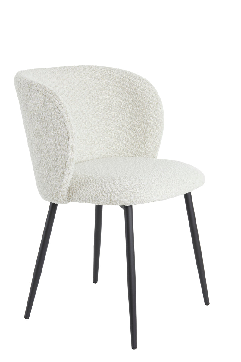 Light & Living eetkamerstoel ELYNA - 56x55x79cm - bruin - Set van 2