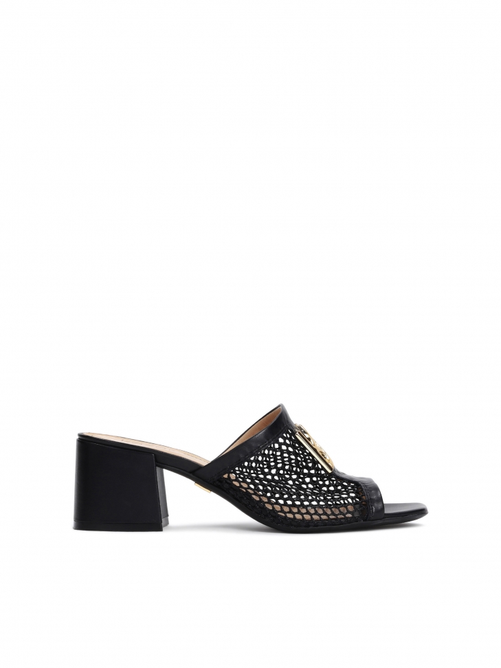 Ladies’ black mules