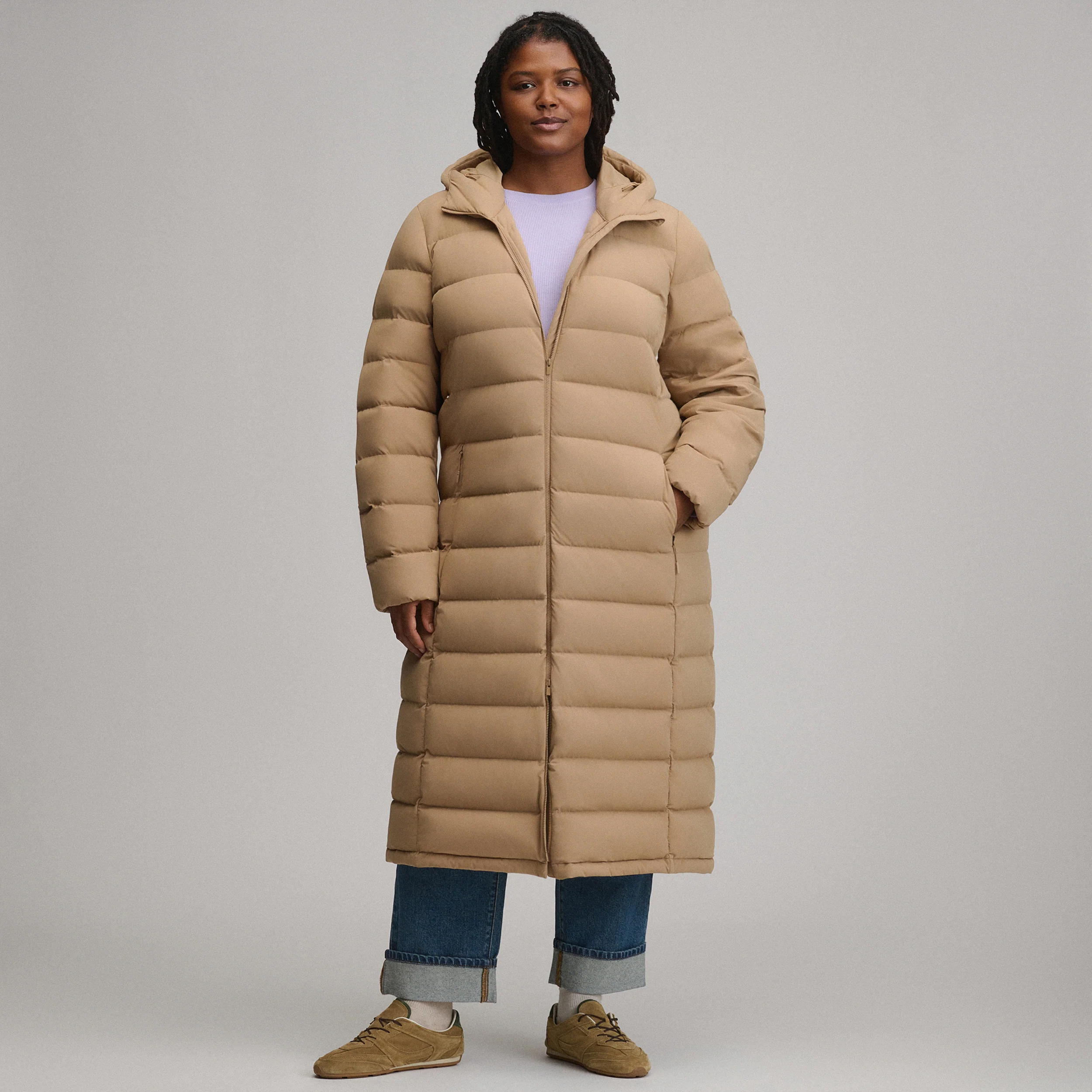 Women's EB Stretch Down Hooded Duffle Coat