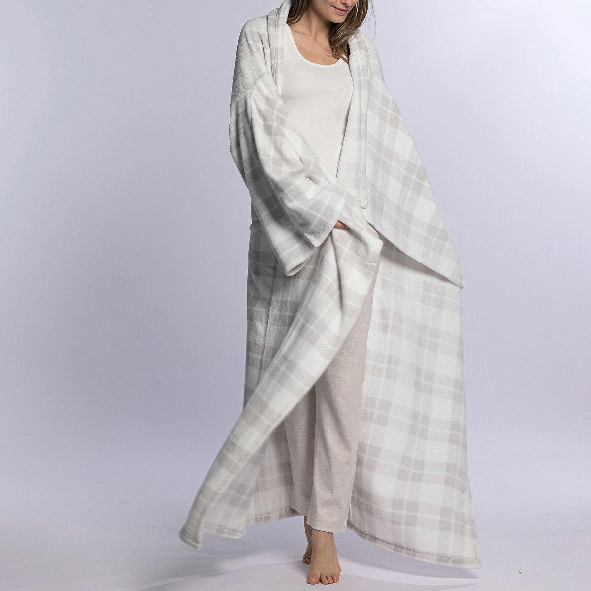 Plaid à manches longues tout doux