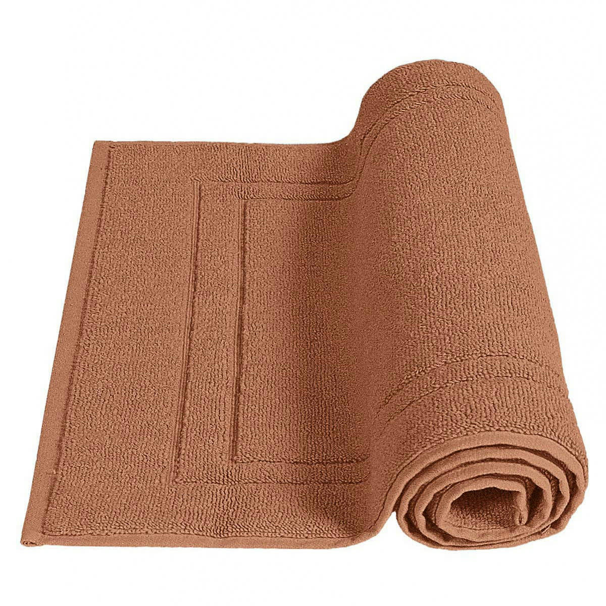 LUXURY - Tapis de bain 900gr/m²  brique 50x80 cm