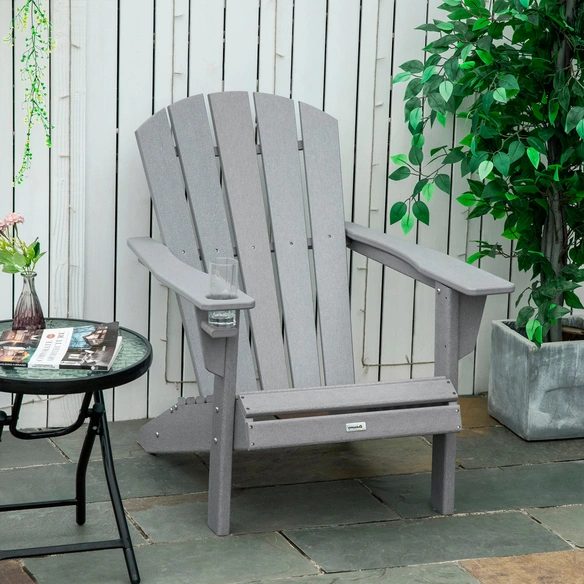 Adirondack Chair, BxHxL: 87 x 90 x 75 cm, HDPE