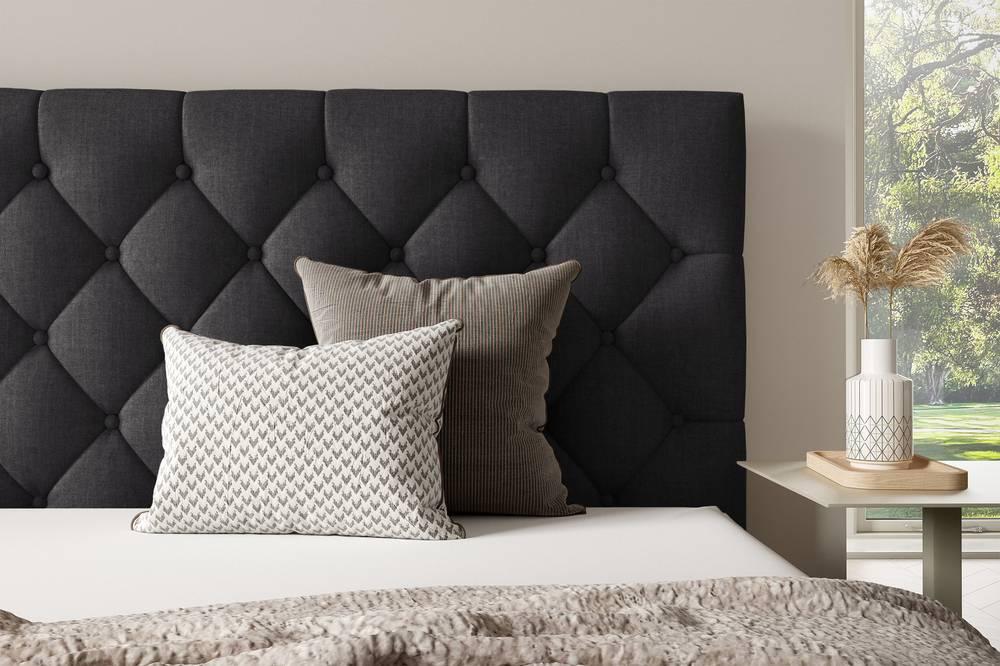 Bedframe 180x200 cm Aurelia fluweel met opbergruimte