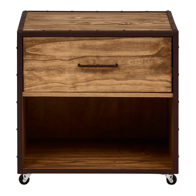 MESA DE CABECEIRA 1 GAVETA STEAM TRUNK