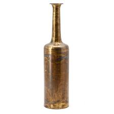 FurniLux Nile vaas 1 Gold - 16 × 16 × 64 cm
