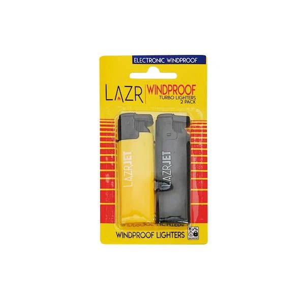 Lazr Windproof Lighter 2 Pack