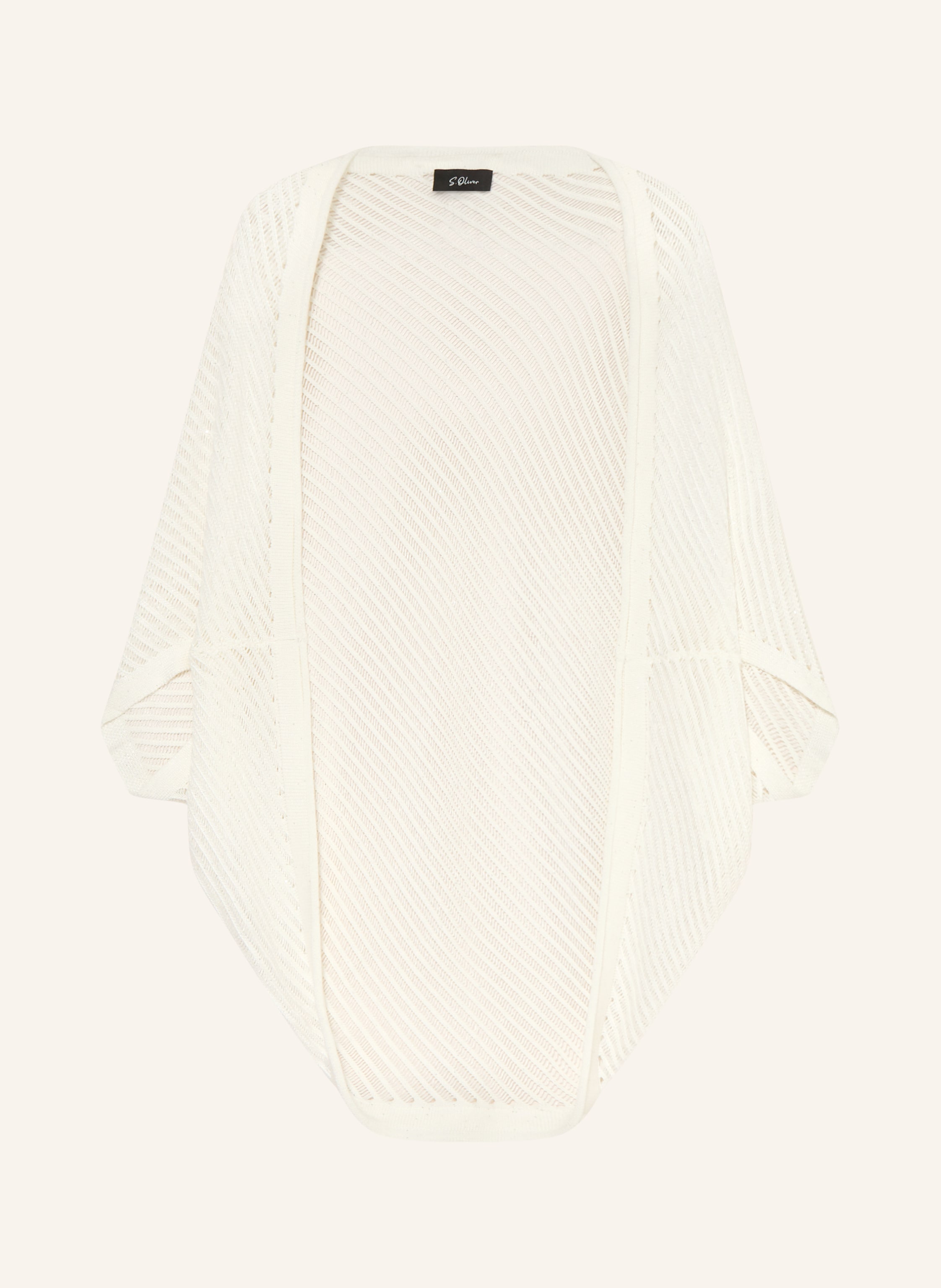 s.Oliver BLACK LABEL Strickhülle mit Pailletten und 3/4-Arm
